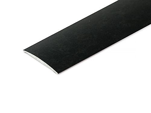 Black Onyx Flat Aluminium Door Bar 2.7m