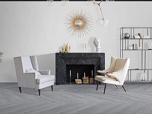 Rich Grey Oak 6mm PREMIUM Herringbone SPC Click