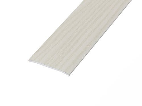 Pale Grey Flat Aluminium Door Bar 0.9m