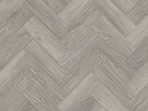 Dove Grey Oak Herringbone Dryback LVT