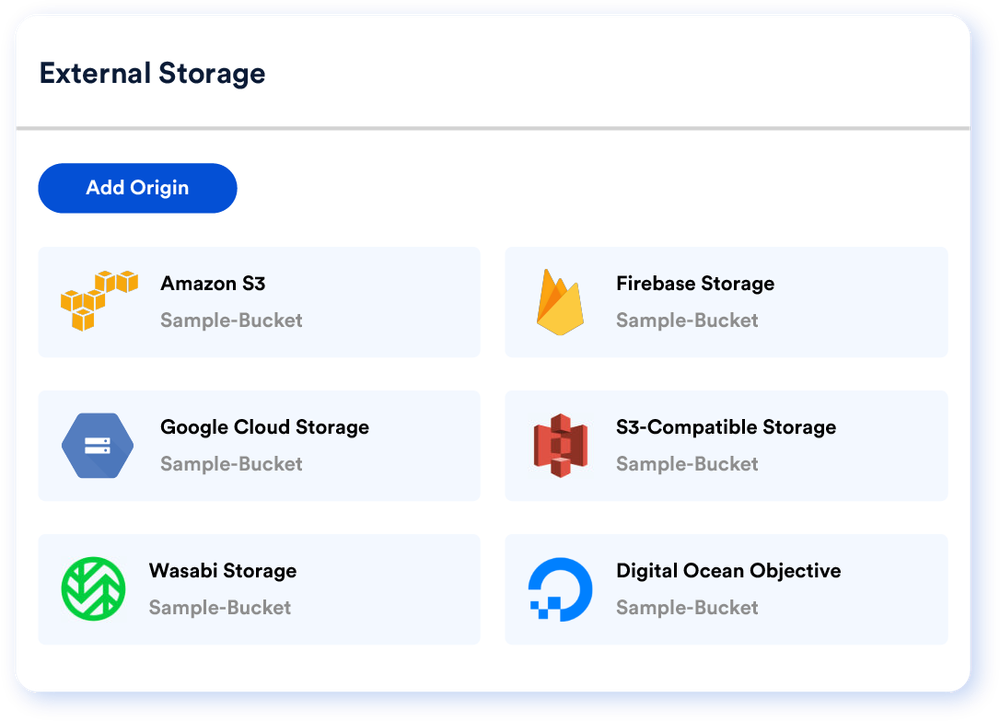 Connect with any object storage