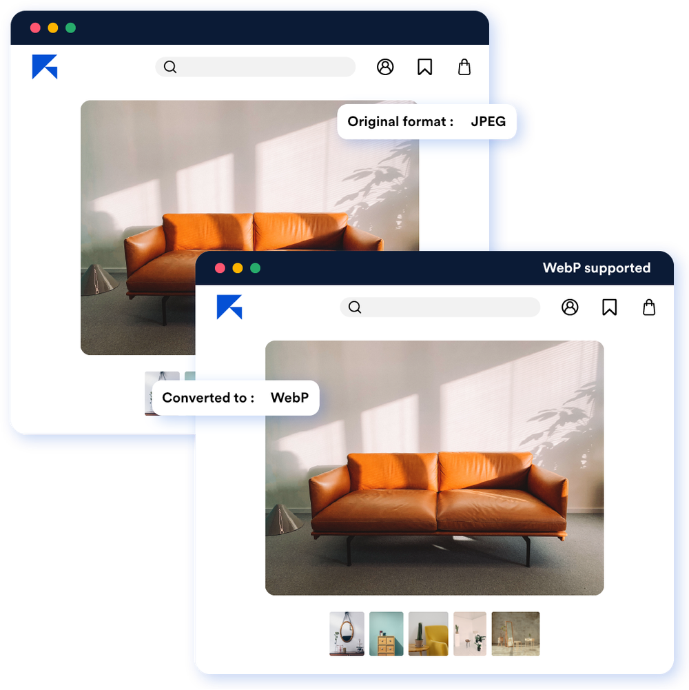 Automatic image format conversion