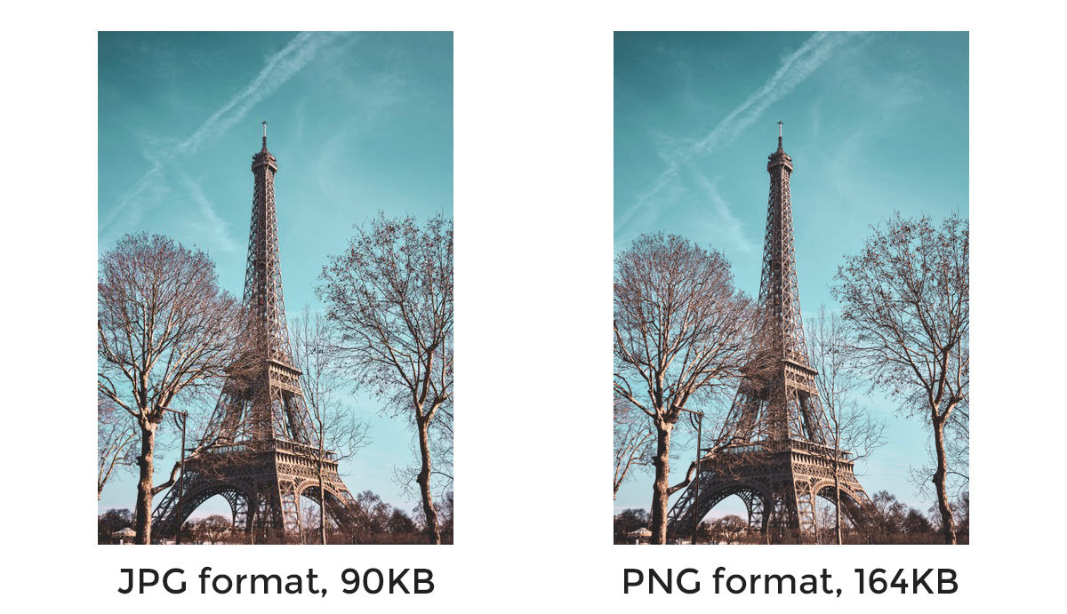 JPG vs PNG size comparison