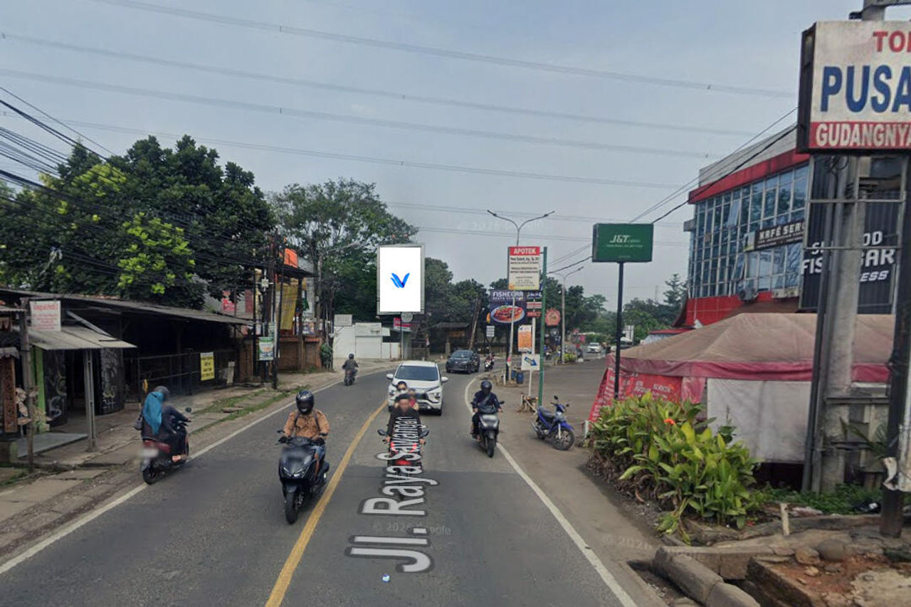 Baliho JI. Raya Sawangan (RM Saung Telaga), Depok