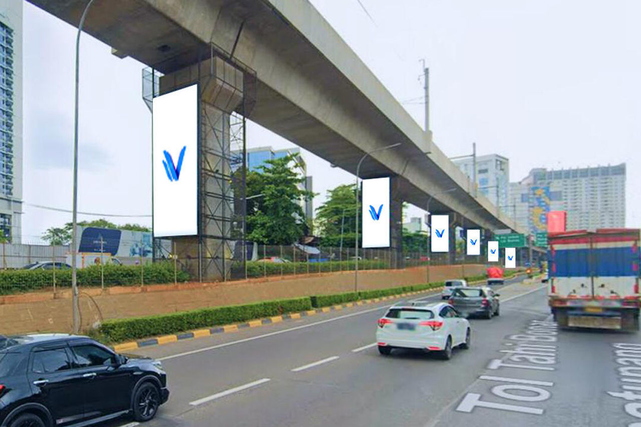 Billboard STATIC LEBAK BULUS – SET 6 Jl. RA Kartini, Cilandak Barat, Jakarta Selatan