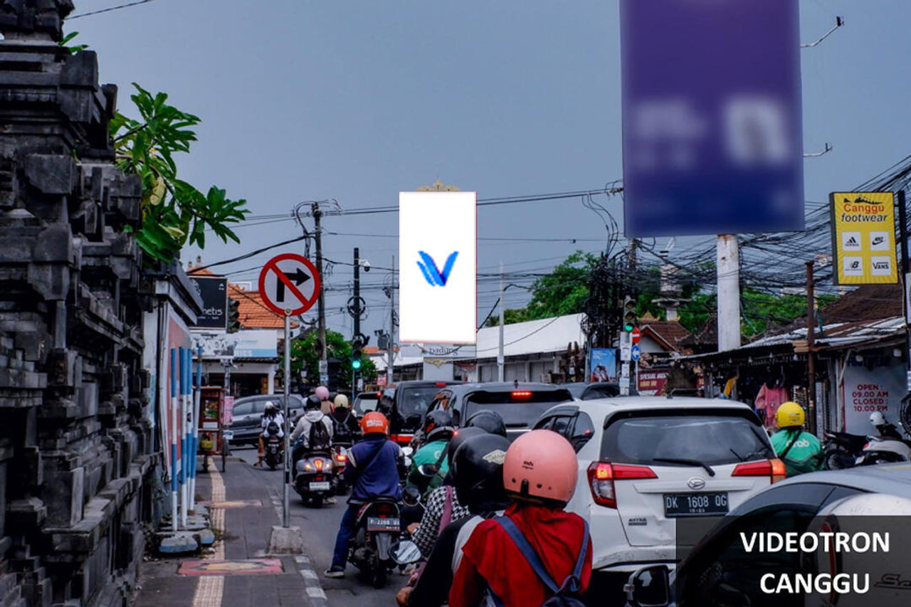 Videotron Jl. Raya Canggu (LED Canggu), Kabupaten Badung, Bali