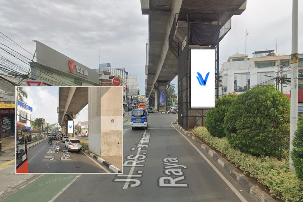 Billboard STATIC H NAWI STATION – SET 2 JL. RS Fatmawati Raya, Cipete