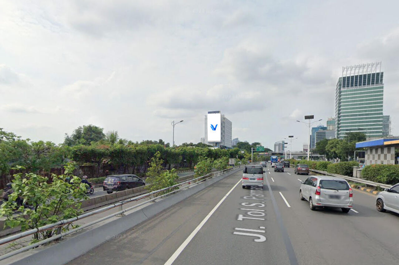 Videotron LED Jl. Letjen S Parman (Gedung PLN), Jakarta Barat