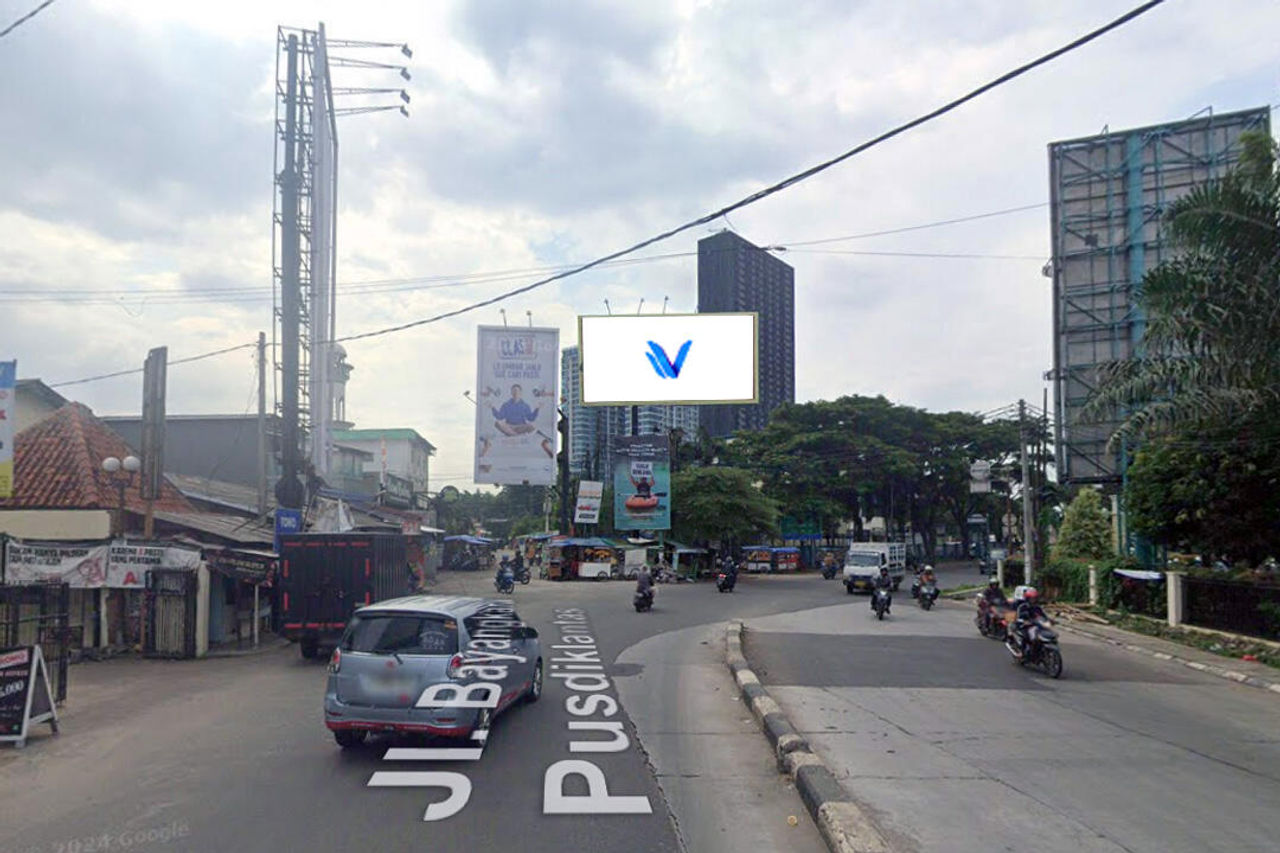 Billboard Jl. Bayangkara Pusdiklantas, Pakualam, Tangerang Selatan