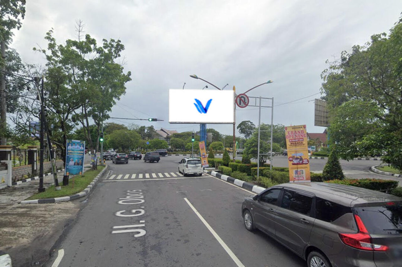 Billboard JI. G. Obos (Bundaran kecil), Palangkaraya