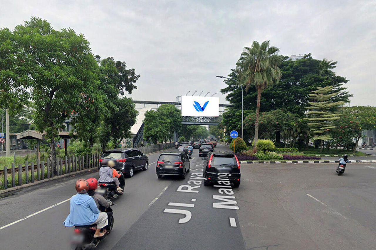 Billboard JPO Jl. A. Yani (Dekat Taman Pelangi), Surabaya