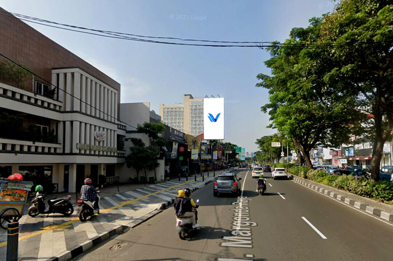 Billboard JL. Margonda Raya No. 378, Depok