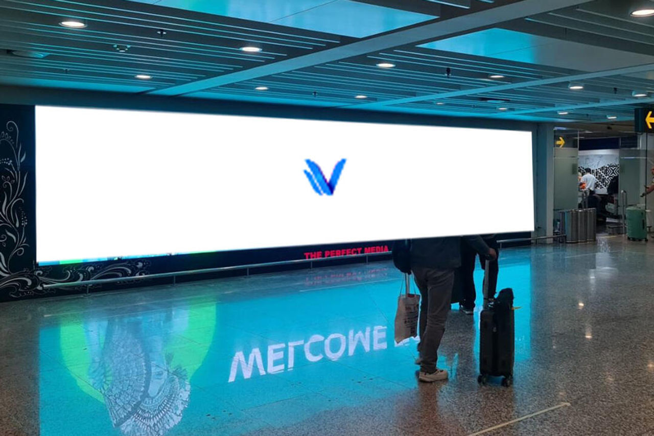 Videotron International Arrival - SPECTACULAR LED SCREEN @After Arrival Custom Check (I Gusti Ngurah Rai, Bali Airport)