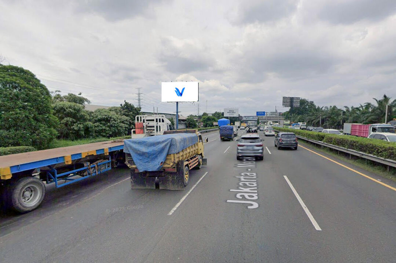Billboard Tol Jakarta Tangerang KM 13+850B (Keluar Rest Area KM 14), Tangerang