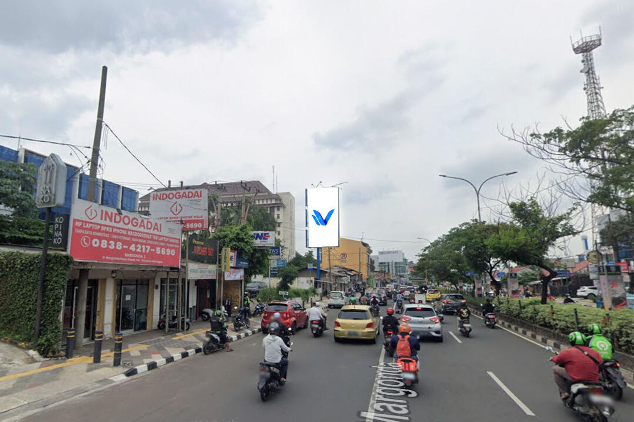 Billboard JL. Margonda Raya (Kopi Nako), Depok