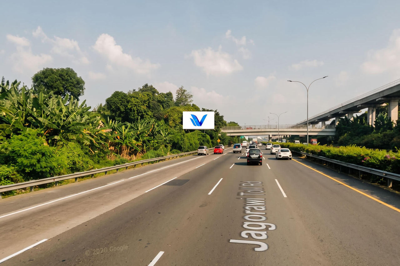 Billboard Tol Jagorawi KM 11+950, Jakarta Timur