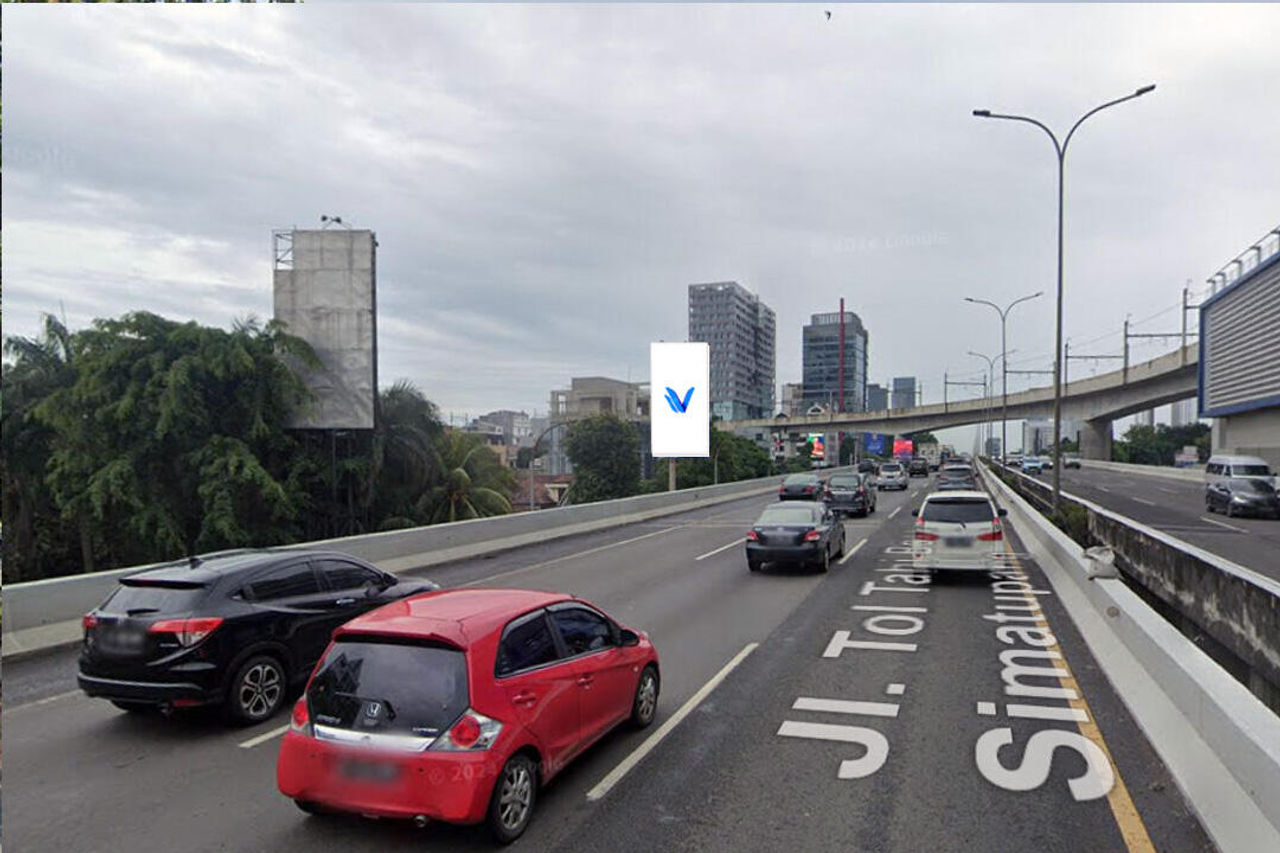 Billboard Jl. Tol Jorr TB Simatupang (Depan ST MRT), Jakarta Selatan