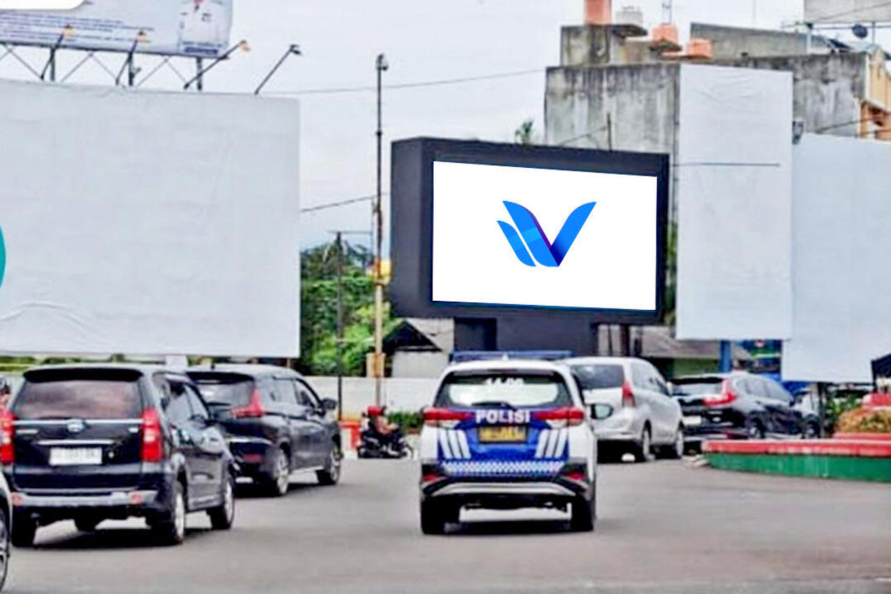 Videotron JL. Diponegoro - JL. A. Yani (Bundaran Gajah), Lampung