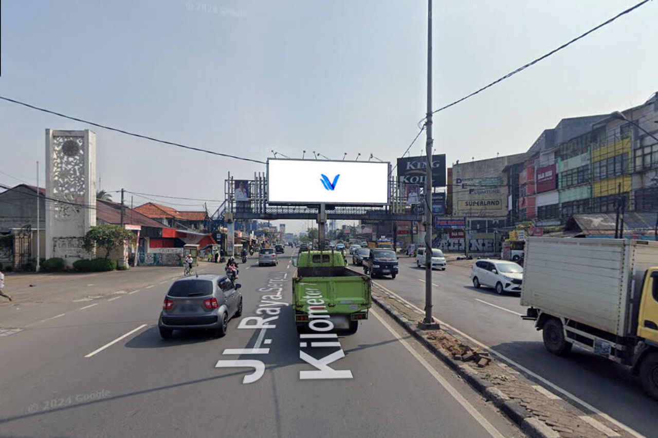 Billboard Jl. Raya Serpong (Perumahan Less Belles), Tangerang
