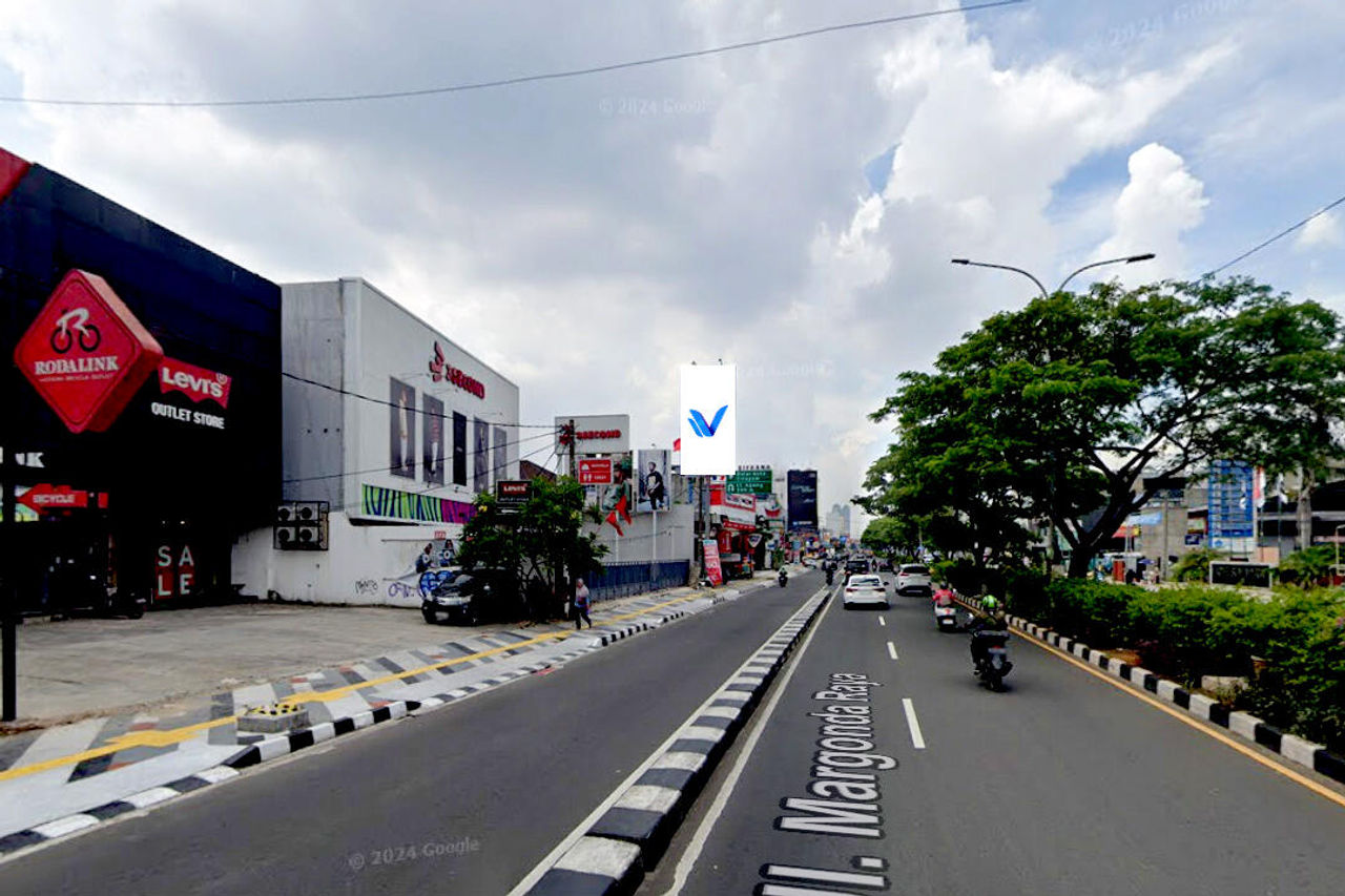 Billboard JL. Margonda Raya No. 268 (Kemiri Muka - Toko Wiguna Tire), Depok