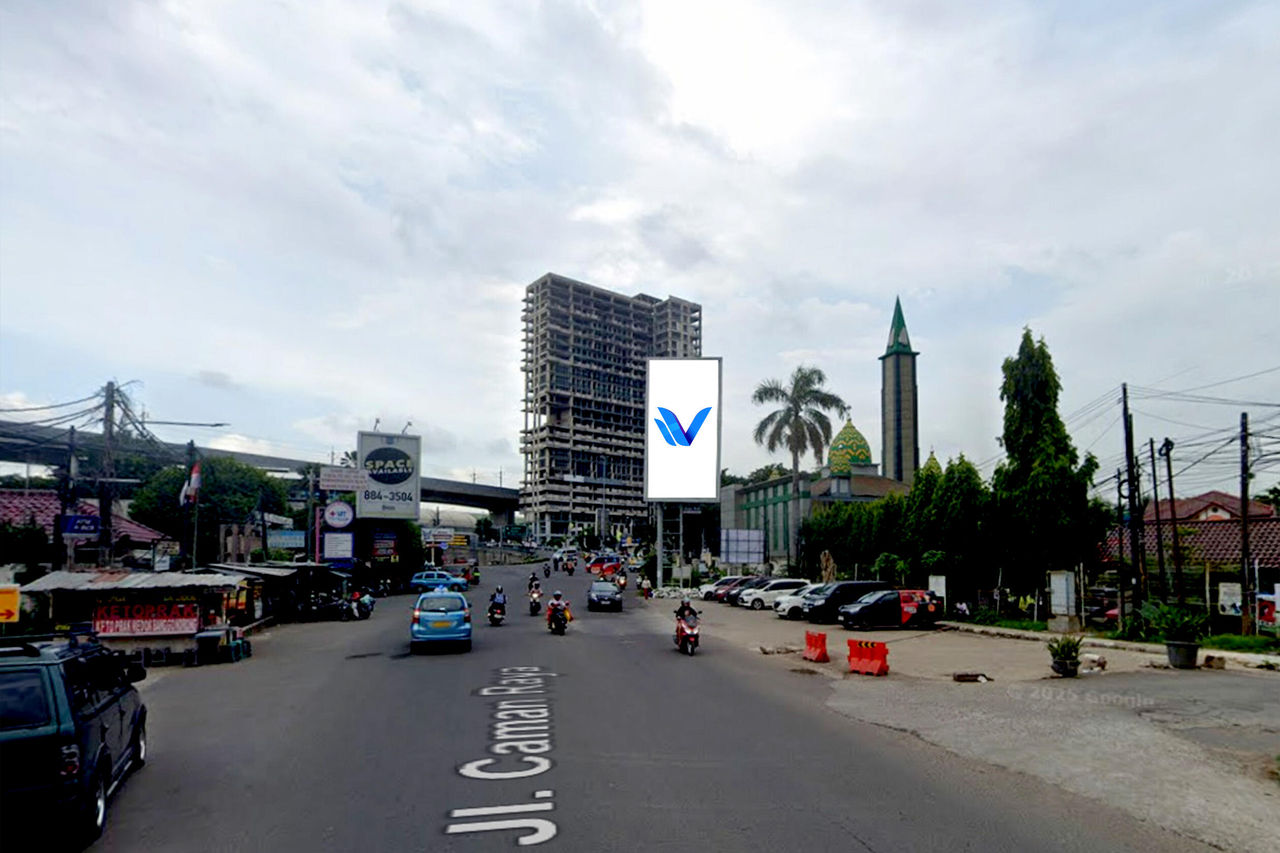 Billboard Jl. Caman Raya (Depan Pom Bensin Shell), Bekasi