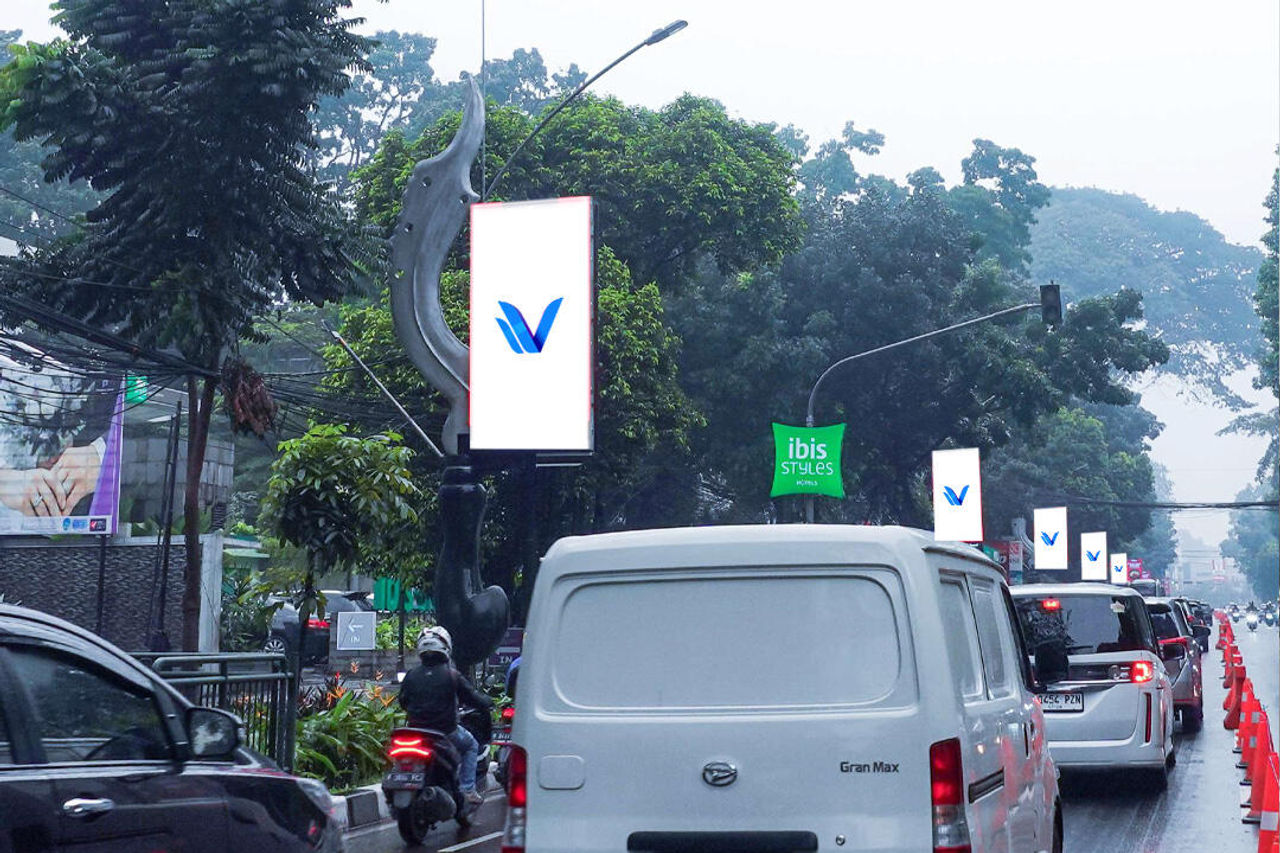 Videotron LED VIDEOTRON Ornamen Kujang, Bogor