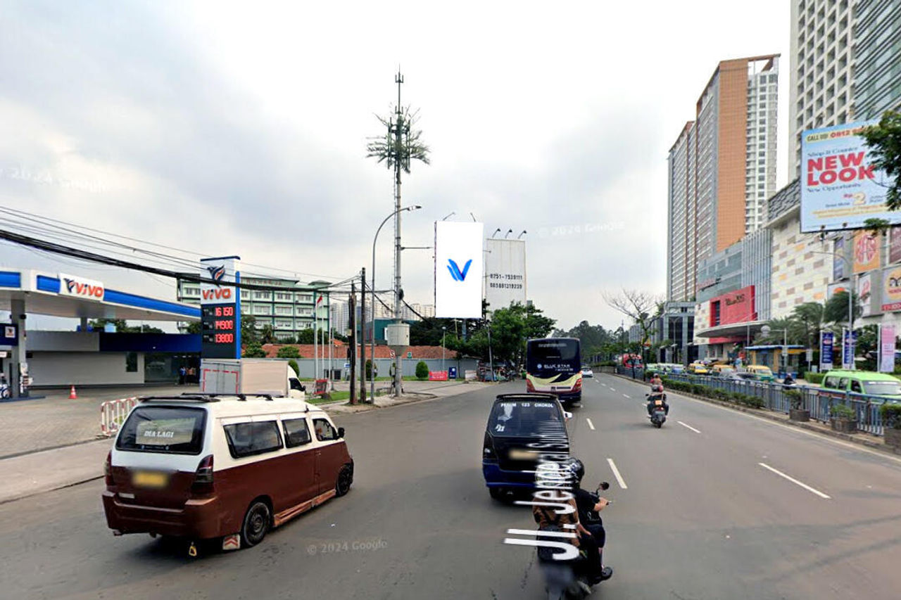 Billboard Jl. Jend. Sudirman (POM Bensin Vivo), Tangerang