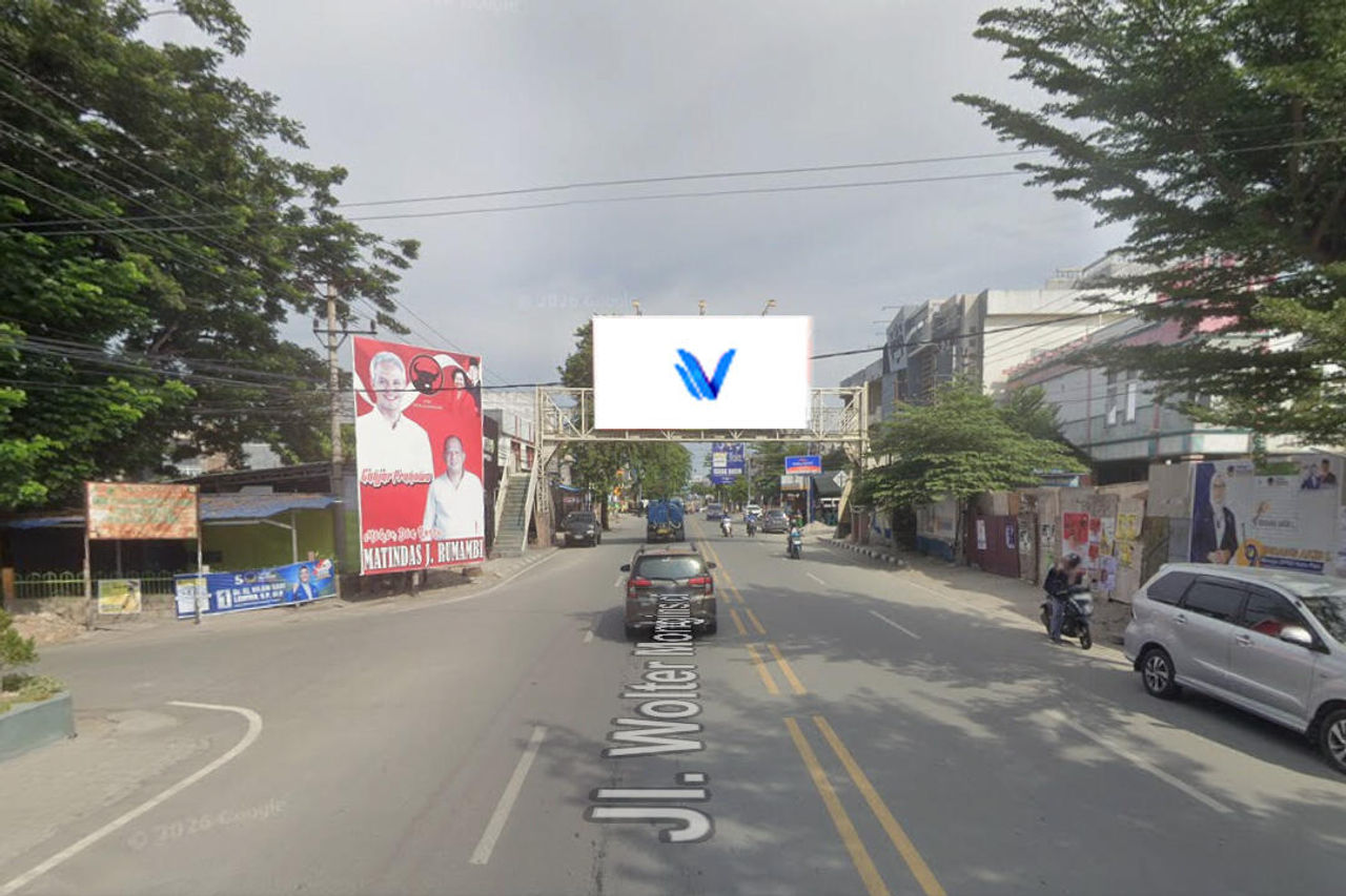 Billboard Jl. Wolter Monginsidi, Kota Palu (Depan Mall Tatura)