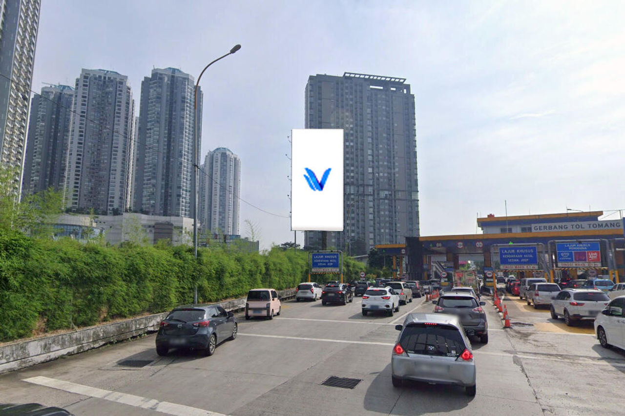 Billboard Gerbang Tol Tomang, Jakarta Barat
