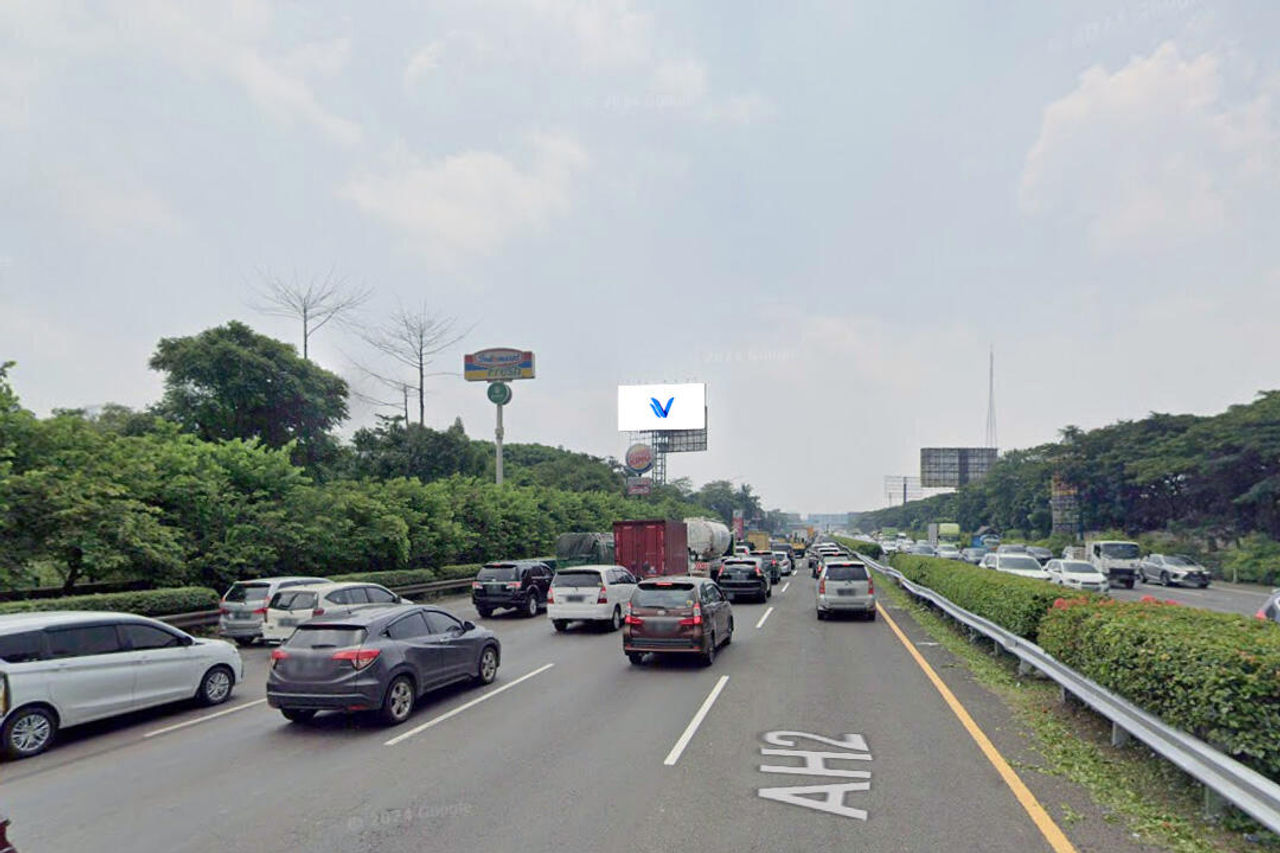 Billboard Tol Jakarta Tangerang km 14 + 600B, Tangerang