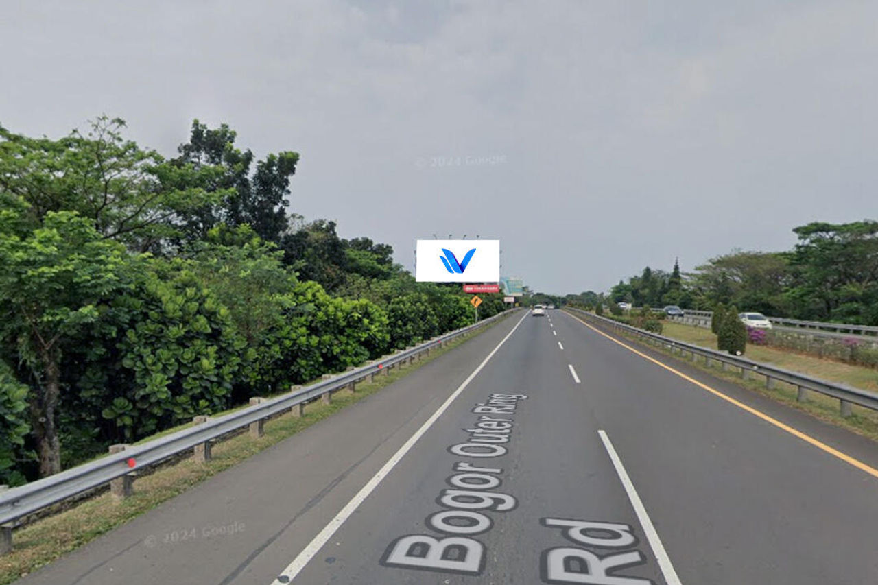 Billboard TOL BORR KM 1+400, Bogor