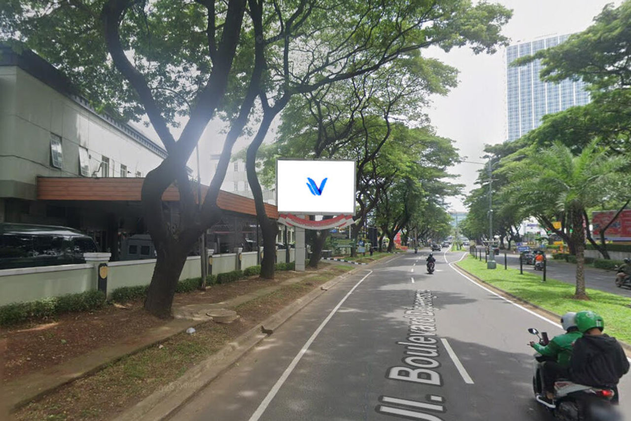 Videotron Depan Korem 052 Wijayakrama, Kab Tangerang