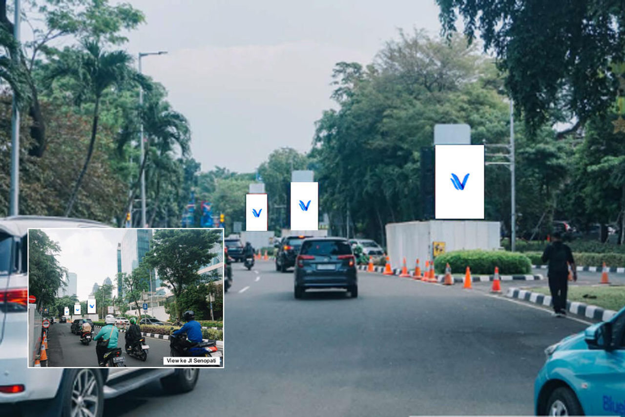 Videotron Jl. Tulodong Atas (SCBD), Jakarta Selatan