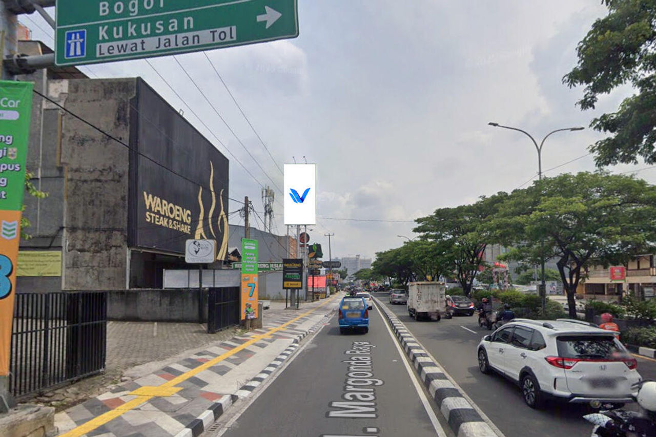 Billboard JL. Margonda Raya (Dekat Donatello), Depok