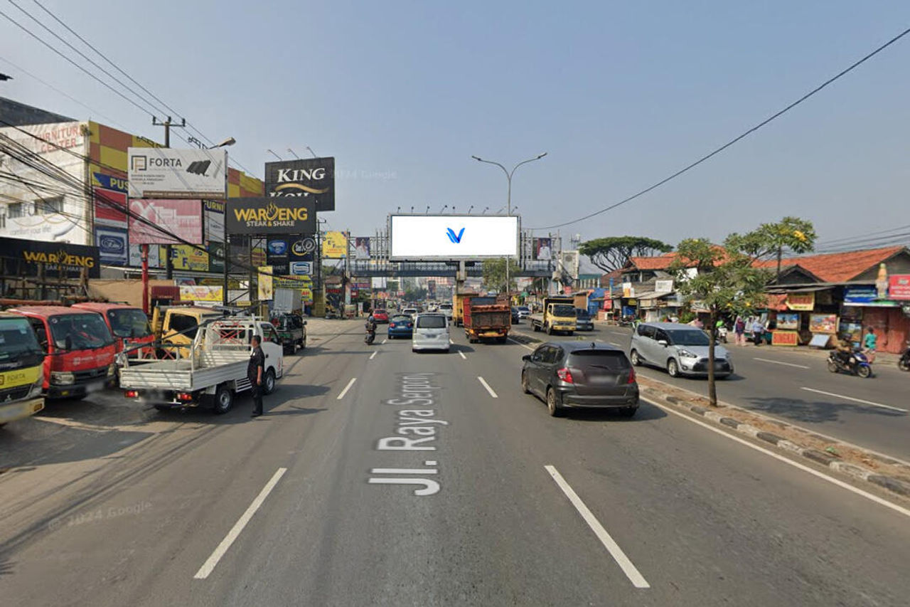Billboard Jl. Raya Serpong (Perumahan Less Belles), Tangerang