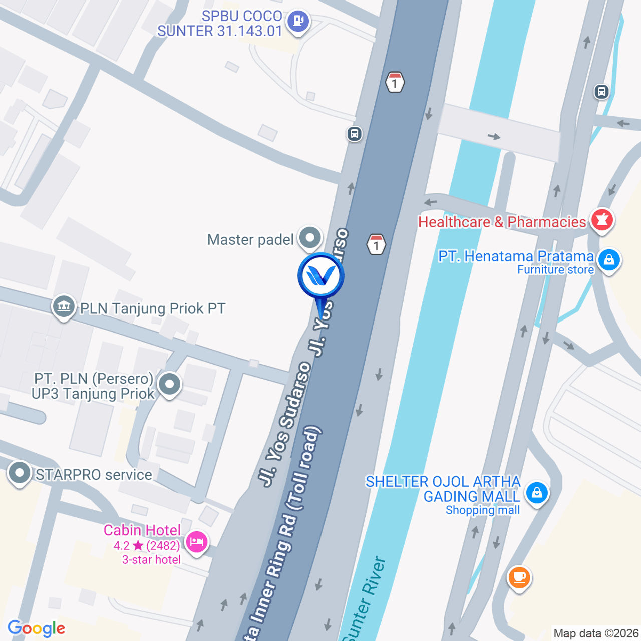 Peta Lokasi Jl. Laksamana Yos Sudarso (Depan Logistik Pertamina),Jakarta Utara