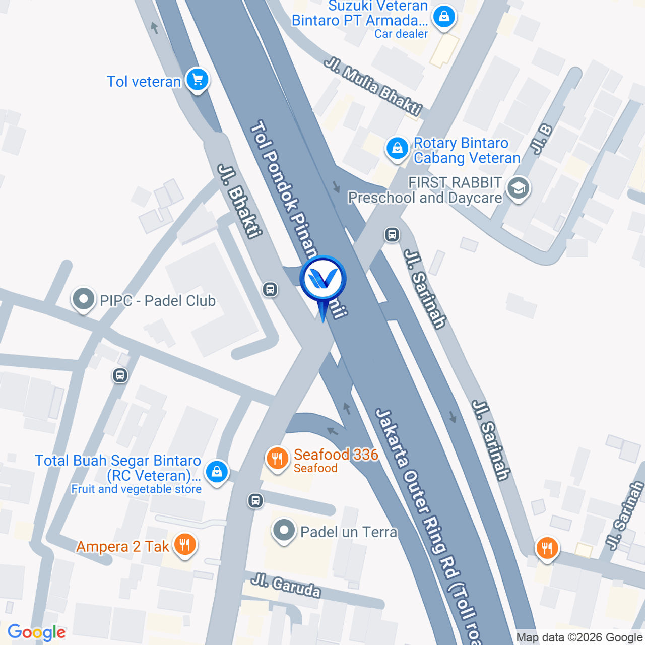 Peta Lokasi Jl. RC Veteran Raya No. 11 e, Jakarta Selatan