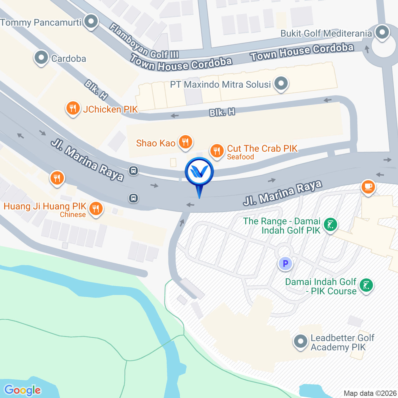Peta Lokasi Jl. MARINA RAYA - PIK, Jakarta Utara
