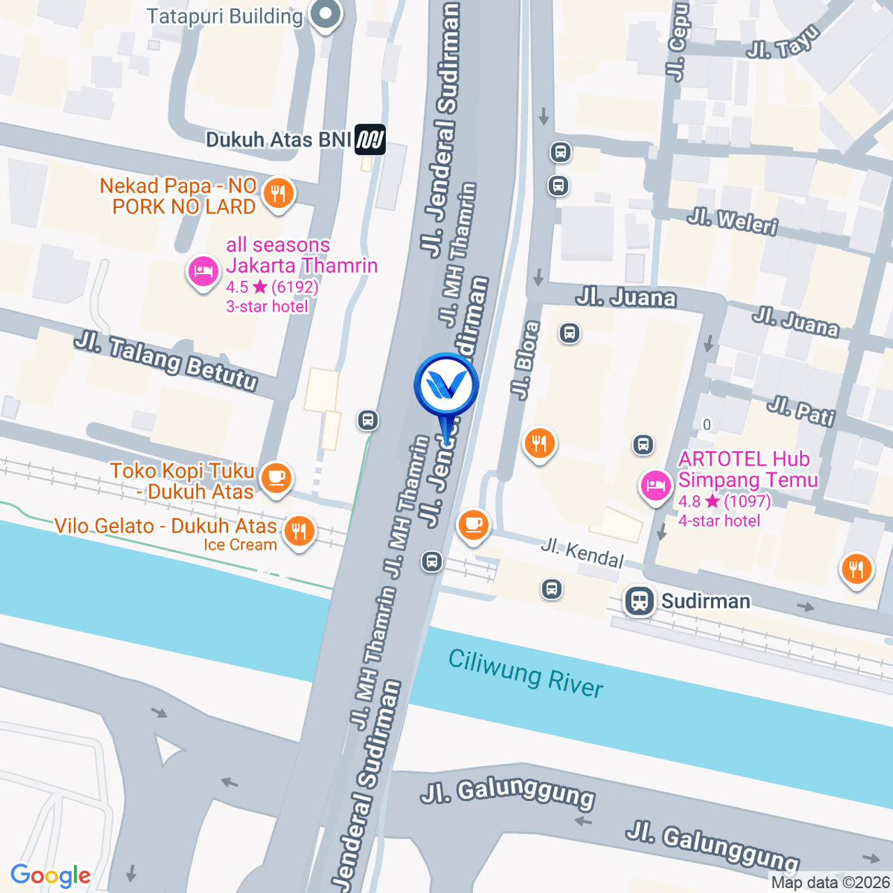 Peta Lokasi Jl. Blora No.38 - Menteng, Jakarta Pusat