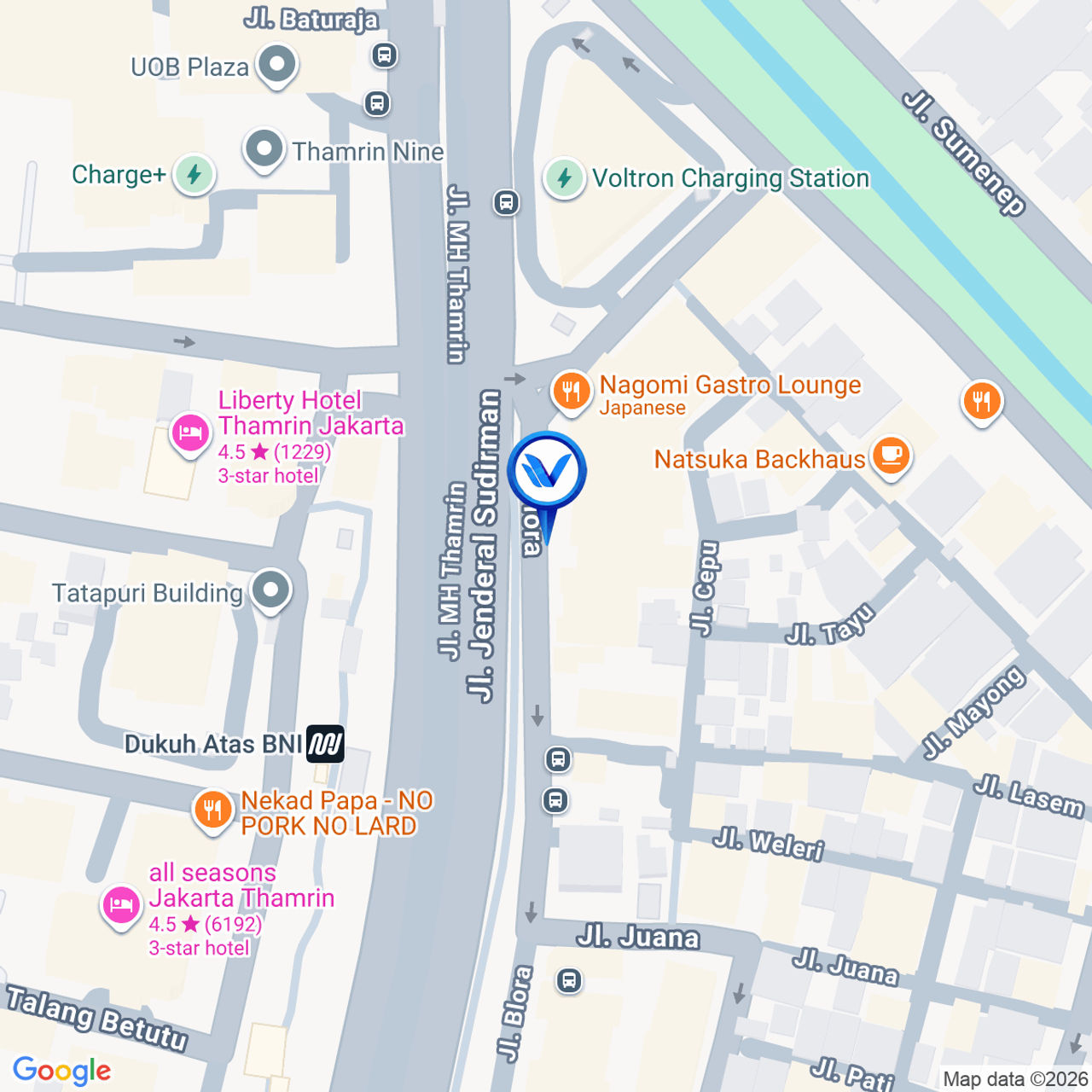Peta Lokasi Jl. Blora No.10 - Menteng, Jakarta Pusat