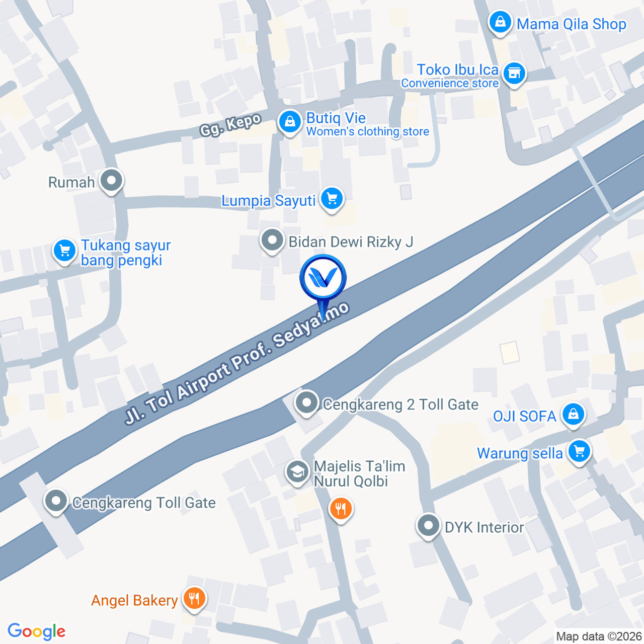 Peta Lokasi Jl.Tol Sedyatmo KM.30+900B, Jakarta Barat