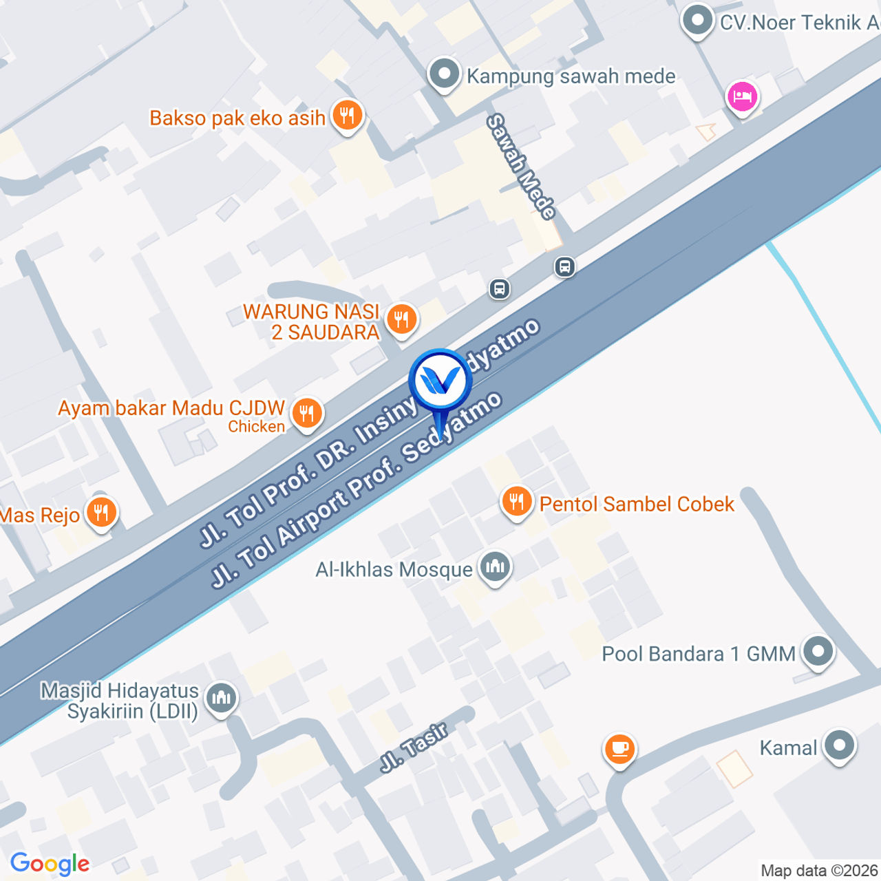 Peta Lokasi Jl.Tol Sedyatmo KM.29+575A, Jakarta Barat