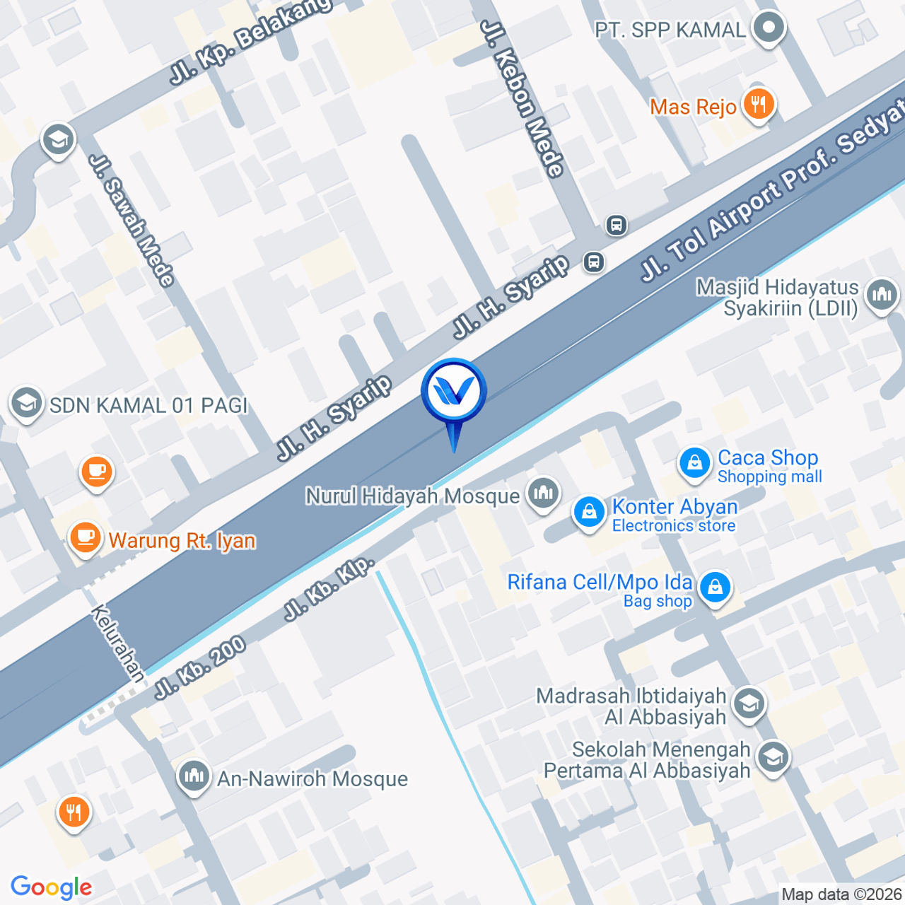 Peta Lokasi Jl.Tol Sedyatmo KM.29+850A, Jakarta Barat