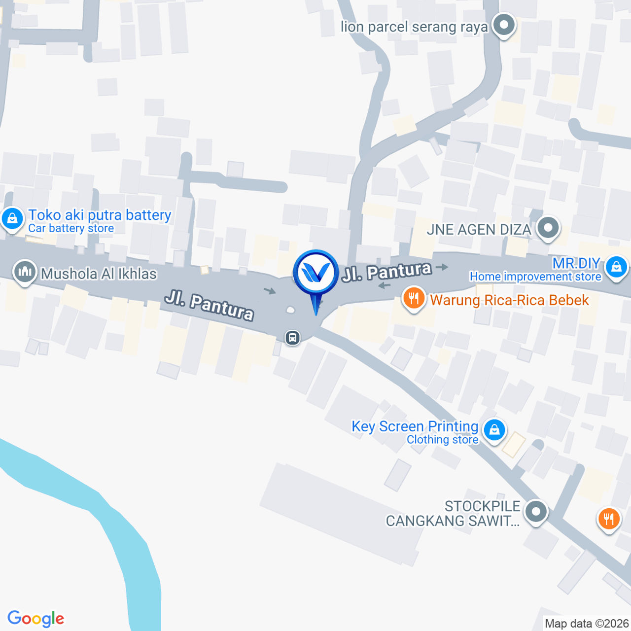 Peta Lokasi Jl. Raya Serang Kp. Kawdaran (Simpang 4 Balaraja Timur), Tangerang