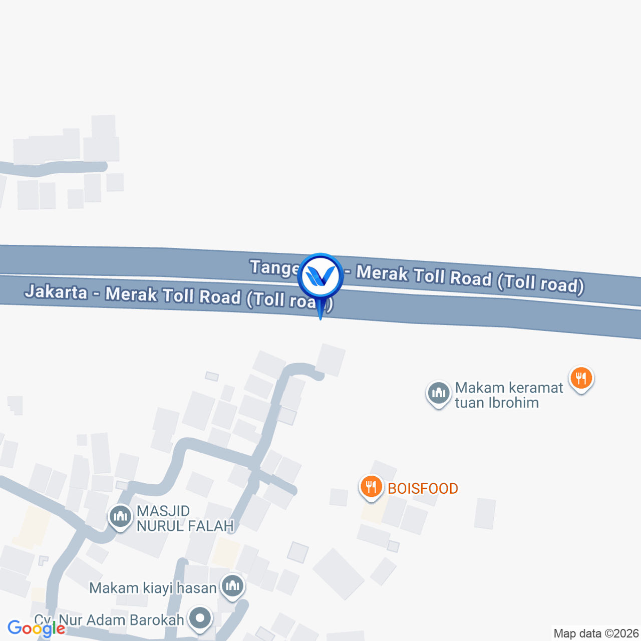 Peta Lokasi Jl. Tol Tangerang Merak (KM 30+800 Sebelum Exit Tol Cikupa), Tangerang