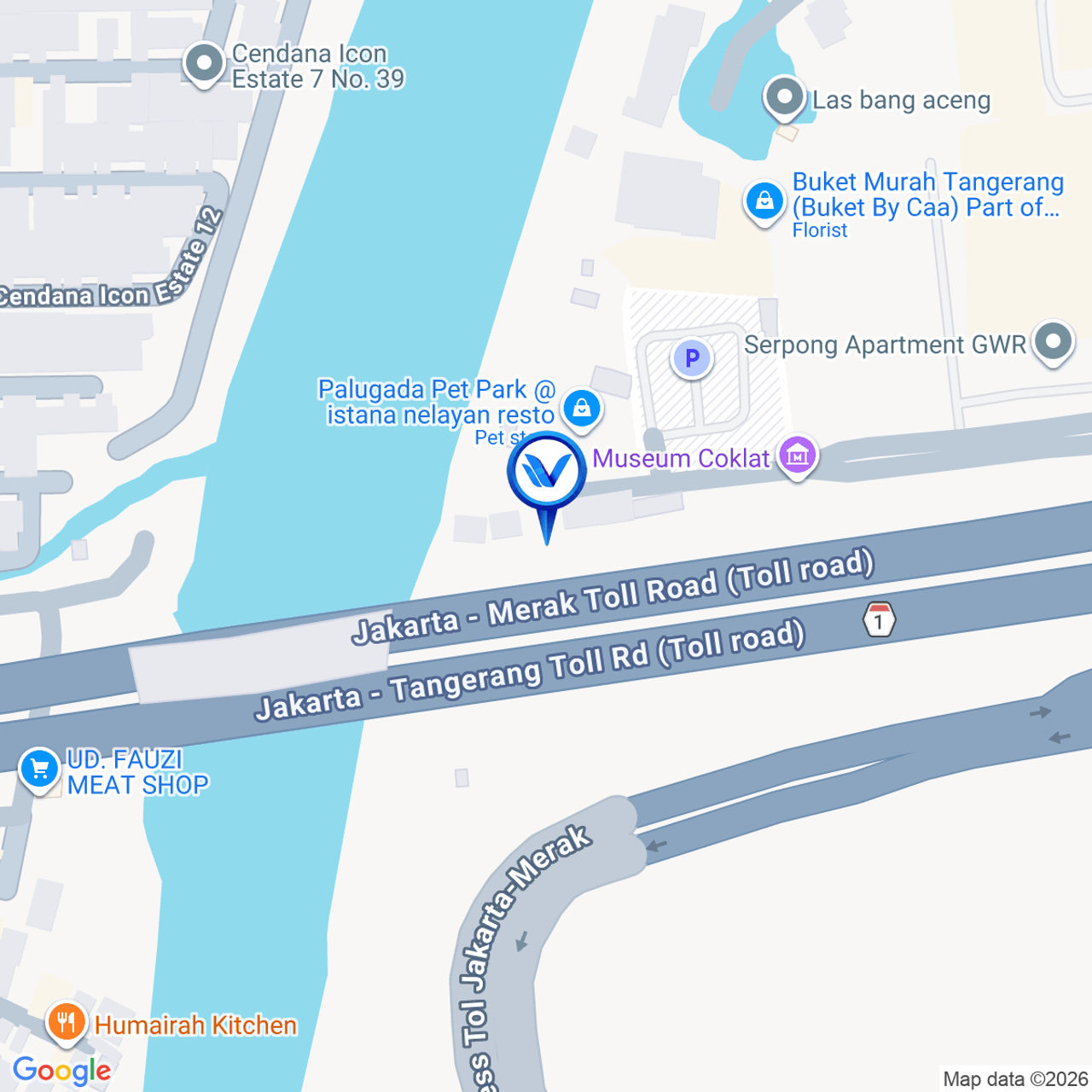 Peta Lokasi Jl. Tol Tangerang - Jakarta (Sebelum Exit Tangerang - Serpong), Tangerang
