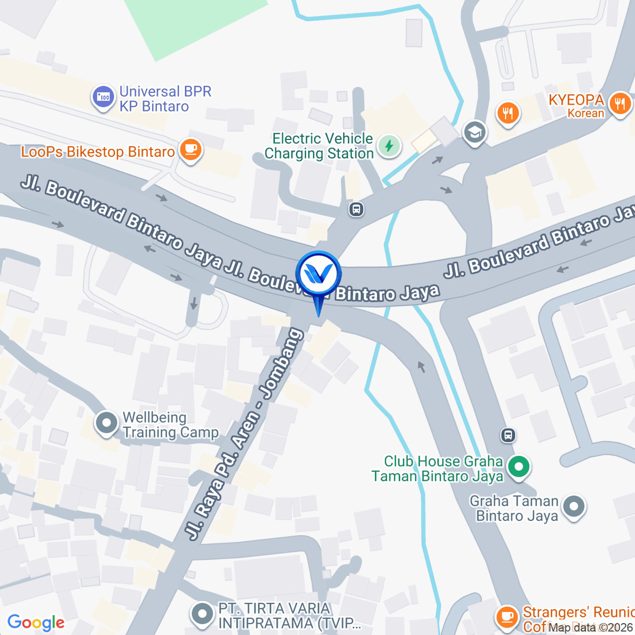Peta Lokasi Jl. Boulevard Bintaro Jaya (Parigi), Tangerang Selatan