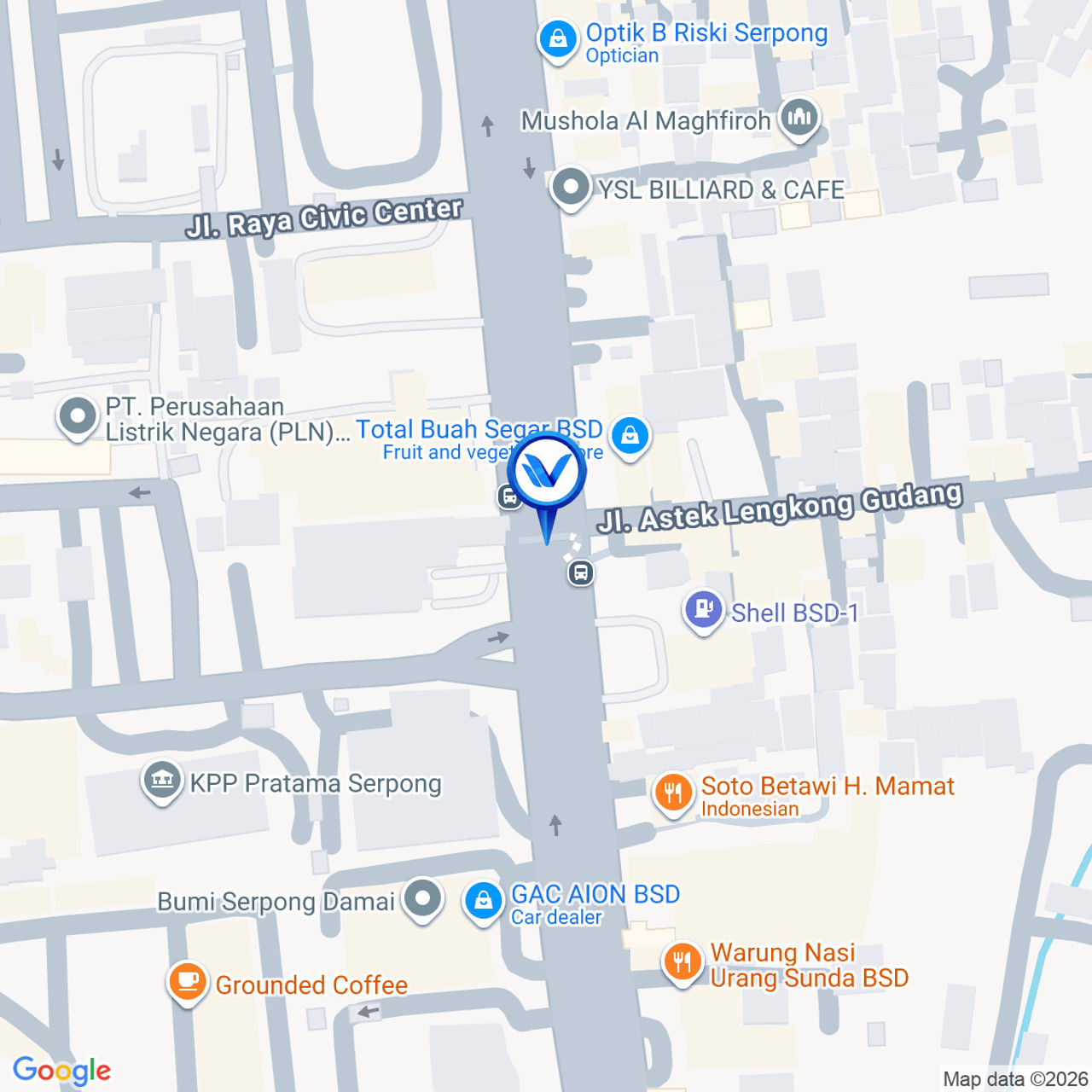 Peta Lokasi Jl. Raya Serpong Depan Toyota (Kantor Samsat Tangerang), Tangerang Selatan