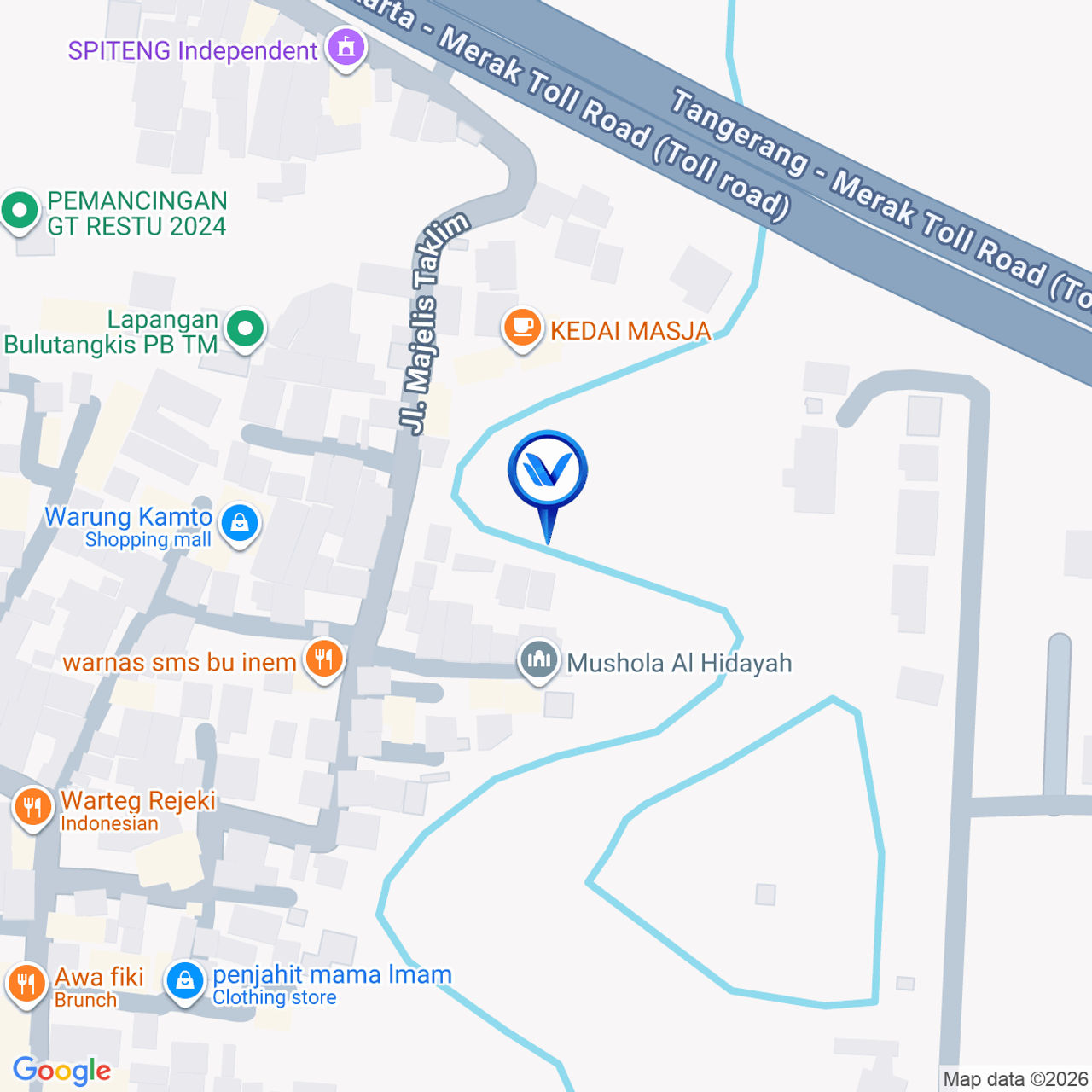 Peta Lokasi Jl. Raya Pantura (Exit Tol Bitung), Tangerang
