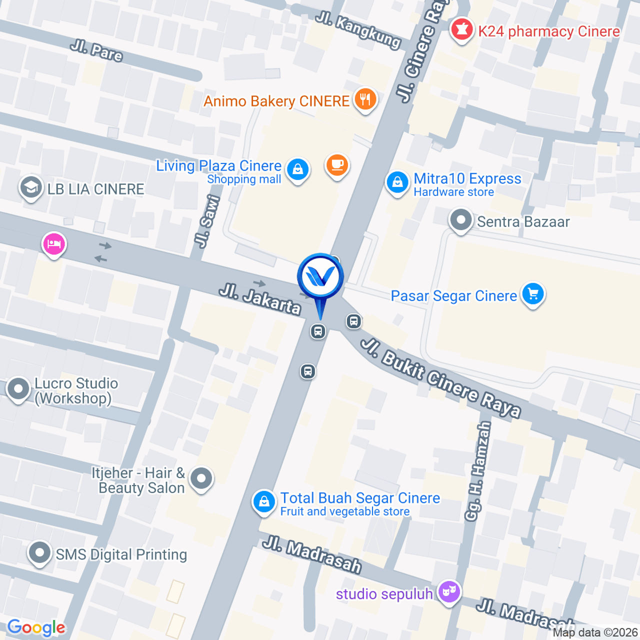 Peta Lokasi JL. Cinere Raya - Informa Cinere, Depok